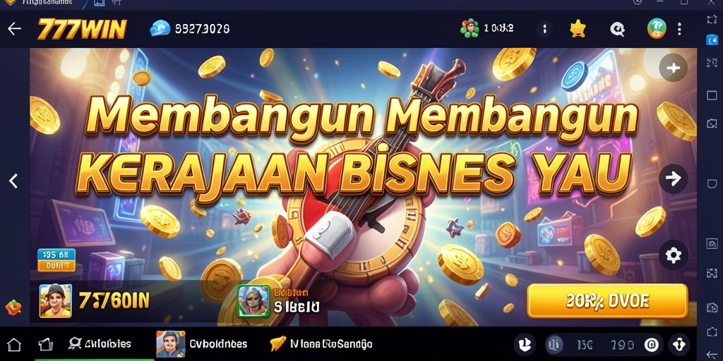 Tampilan gameplay menarik dari 777WIN dalam membangun kerajaan bisnis.