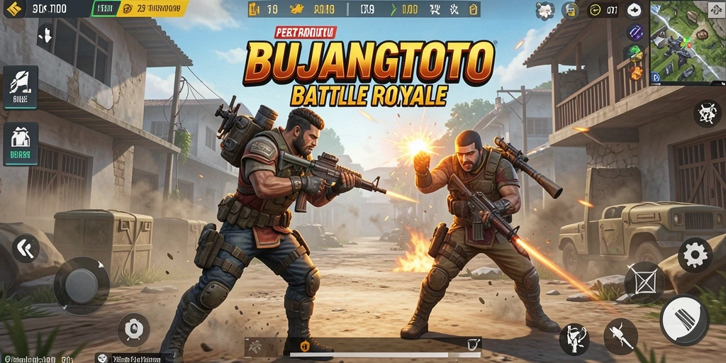 Tampilan seru pertarungan di BUJANGTOTO dengan grafis menawan.