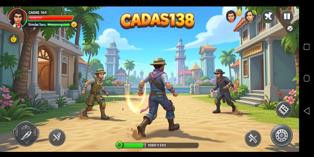 Gameplay menarik dari CADAS138 yang menampilkan eksplorasi dunia virtual.