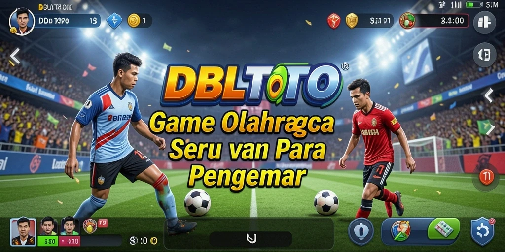 Screenshot gameplay DBLTOTO yang menunjukkan aksi mendebarkan dalam pertandingan olahraga.