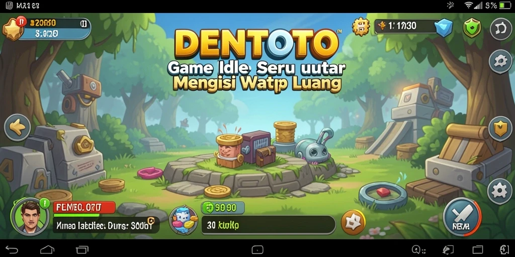 Tampilan gameplay DENTOTO yang seru dan menantang.