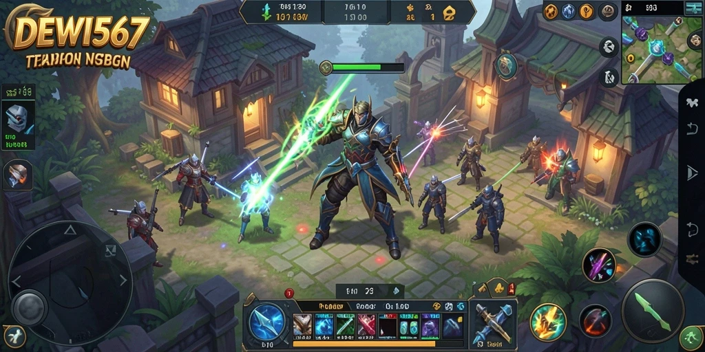 Tampilan gameplay menarik dari DEWI567 yang penuh strategi.