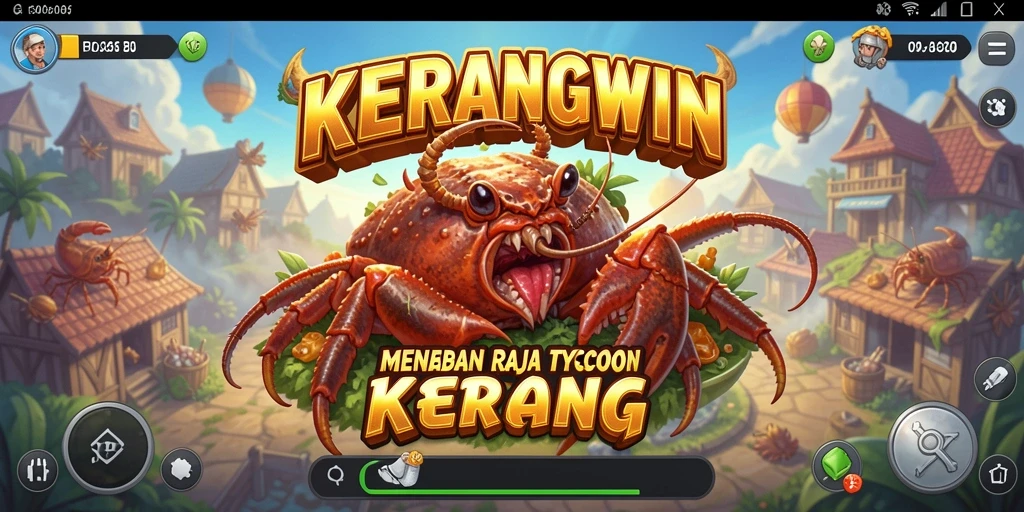 Tampilan gameplay KERANGWIN yang menarik dan penuh strategi.