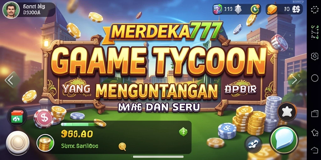 Screenshot gameplay MERDEKA777 yang menunjukkan keseruan dalam membangun bisnis.