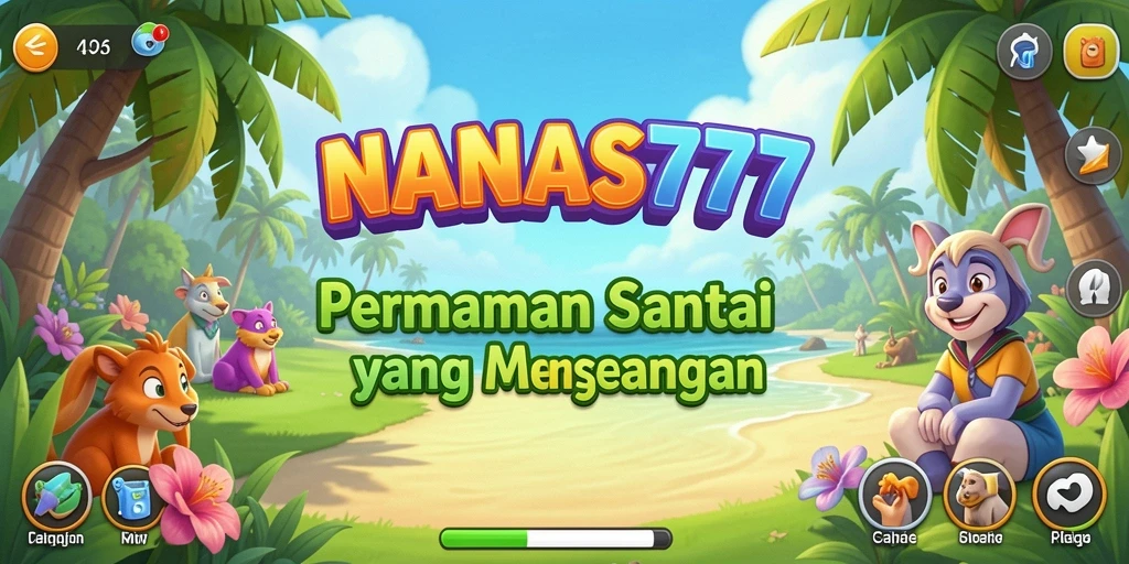 Menampilkan gameplay NANAS777 yang menyenangkan dan penuh warna.