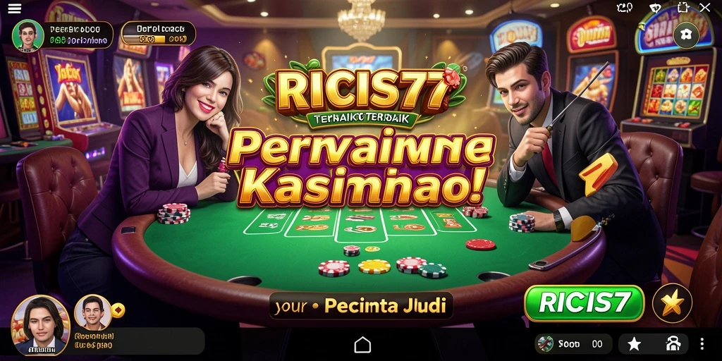 Tampilan menarik dan gameplay seru RICIS77 di dunia kasino online.